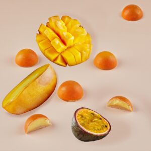 שייק - גאנש מנגו ופסיפלורה חמוצה בשוקולד לבן