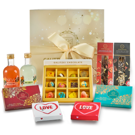 מארז שוקולד לאישה – PLESURE LOVE BOX