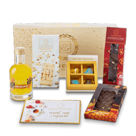 מארז לראש השנה GOLD – COCKTAIL & CHOCOLATE